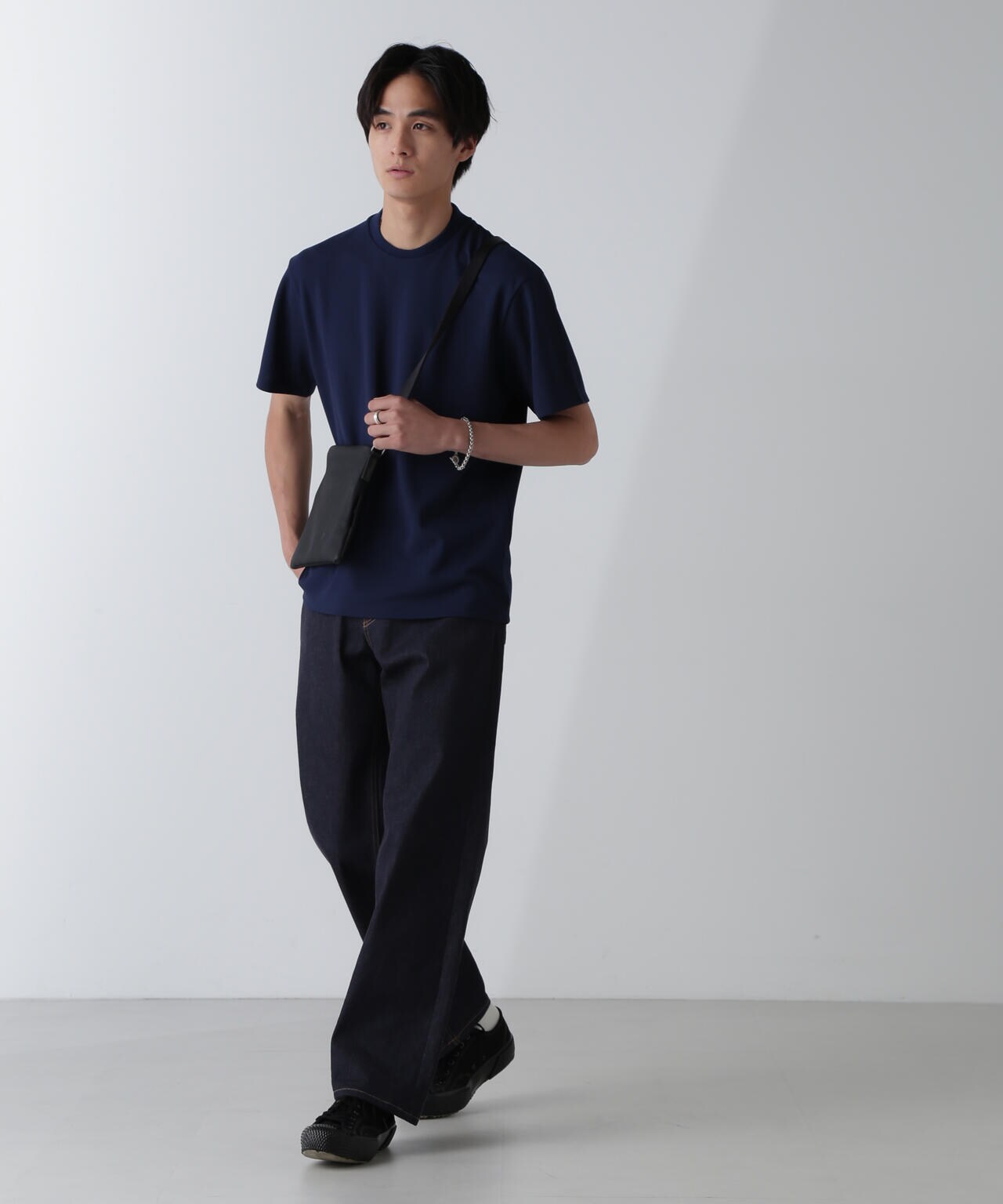 ｢N Tshirts｣AQUARHYTHM(R)鹿の子ジャケT 半袖 6684224202