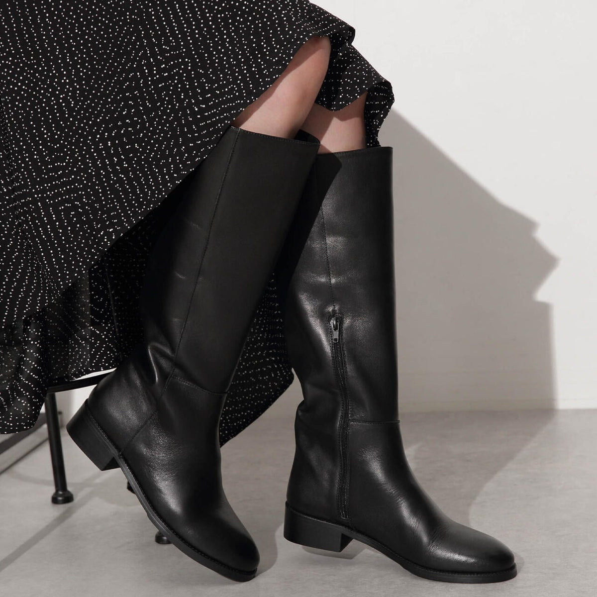 ⭐︎美品⭐︎【REMME/レメ】ロングブーツ37 ブラック