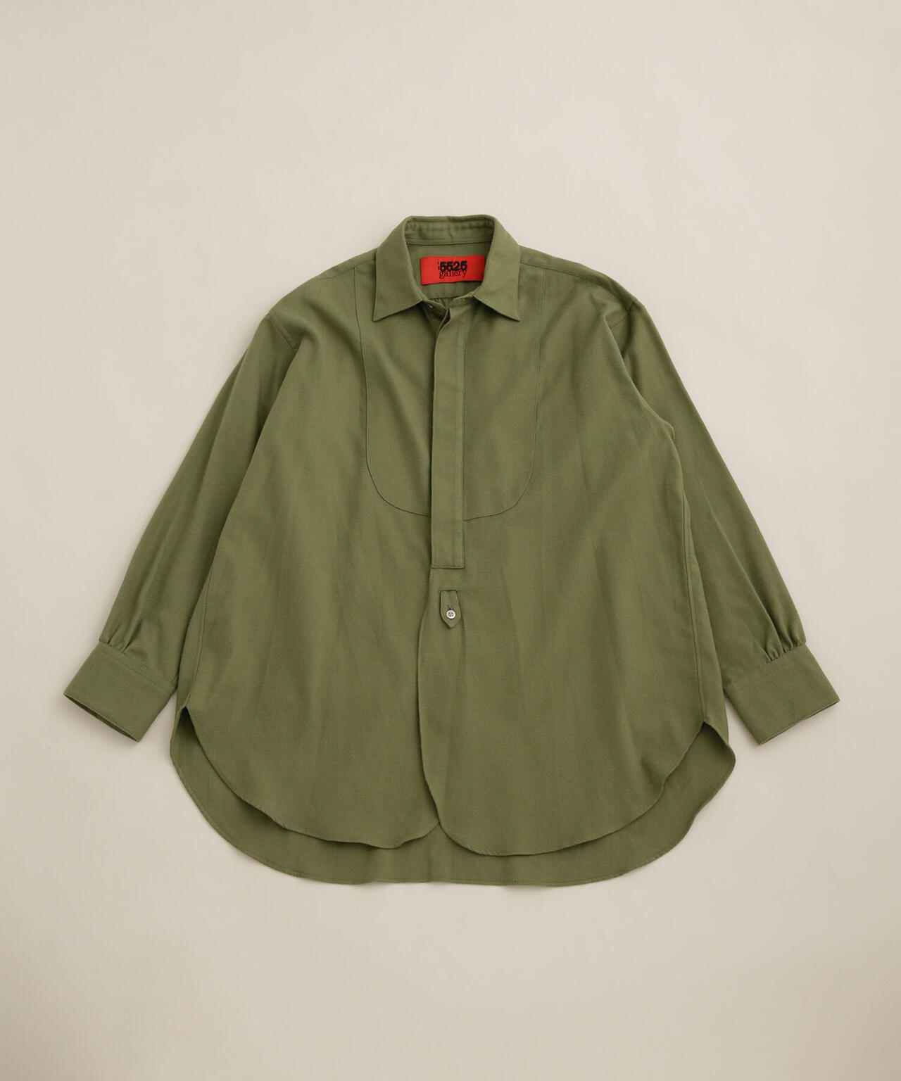 最終決算 5525gallery/別注VICTORIANSHIRT SOLID シャツ+ブラウス(長袖+七分)