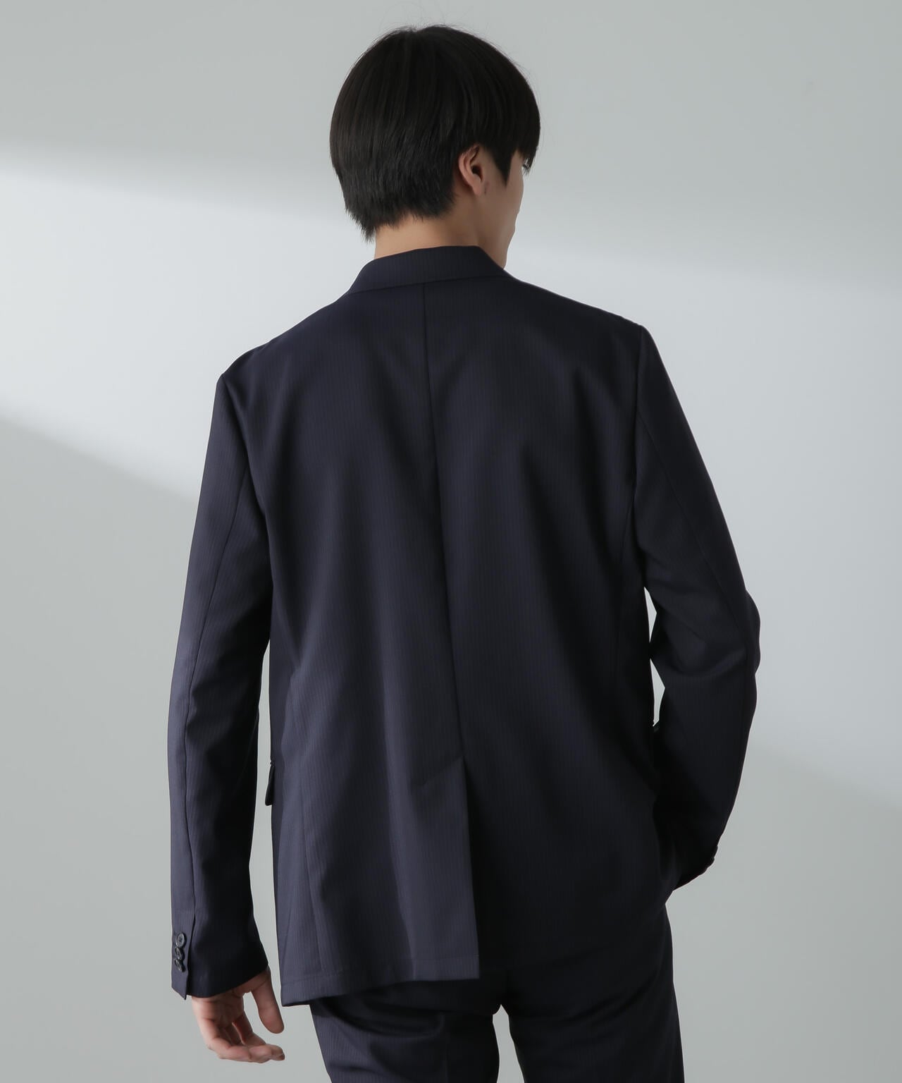 「N JACKET」サマーウールTWストライプジャケット(セットアップ可) 6684117202