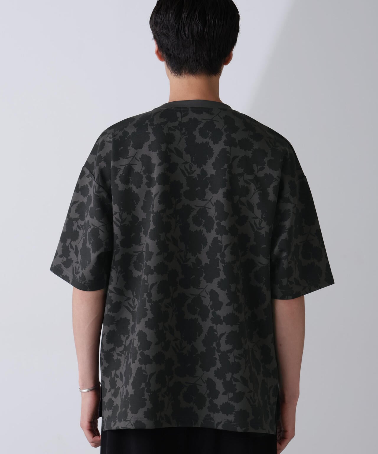総柄 ダンボール ワイド Tシャツ 半袖