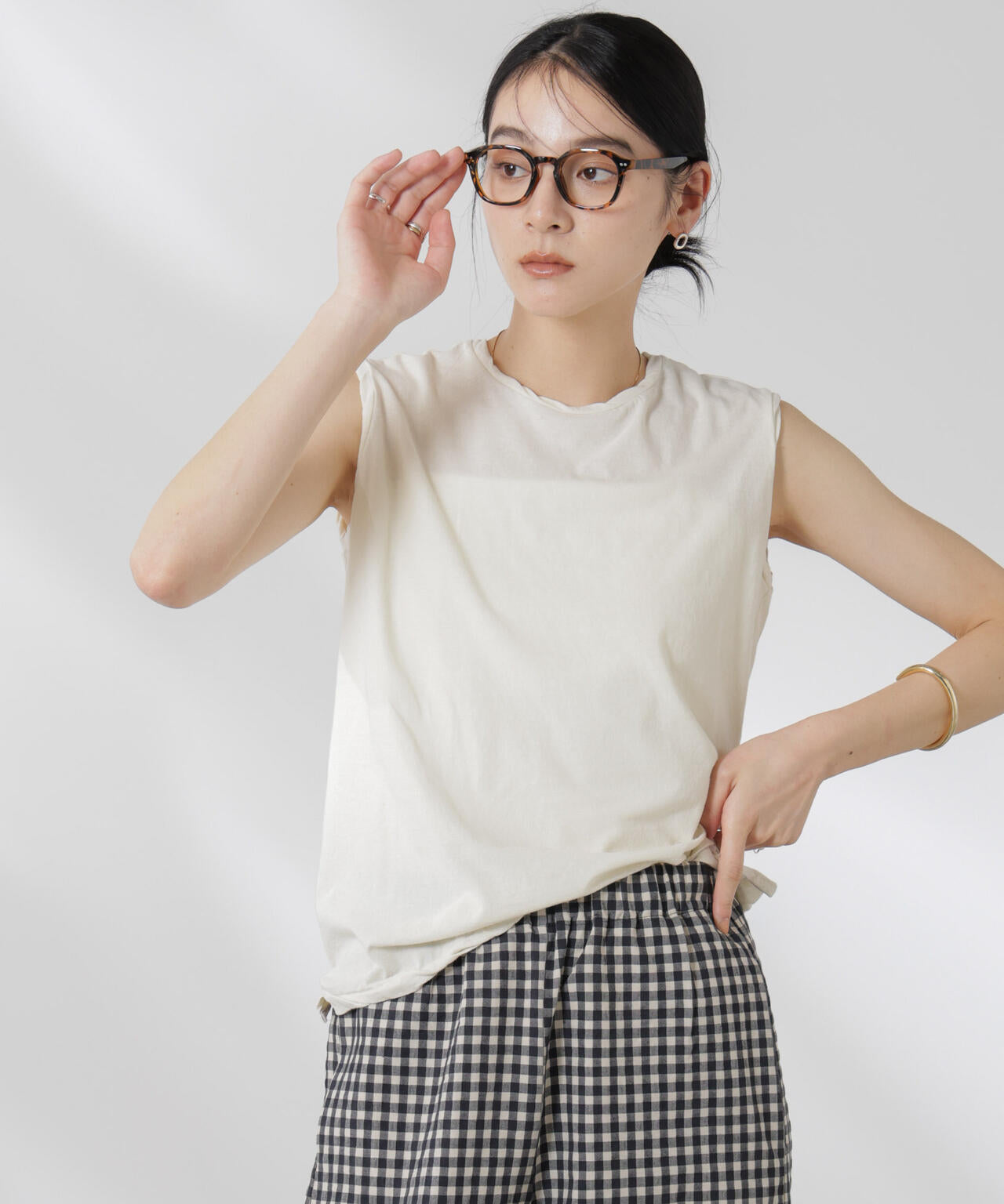 GREYCHORD/SOFIE スリーブレスTシャツ 6715124021