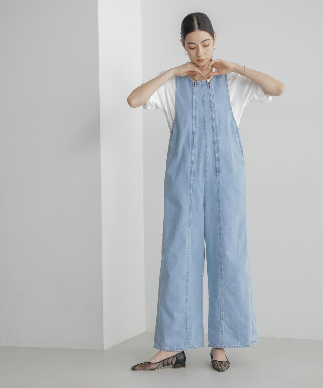 CURRENTAGE/DENIM サロペット 6714119028