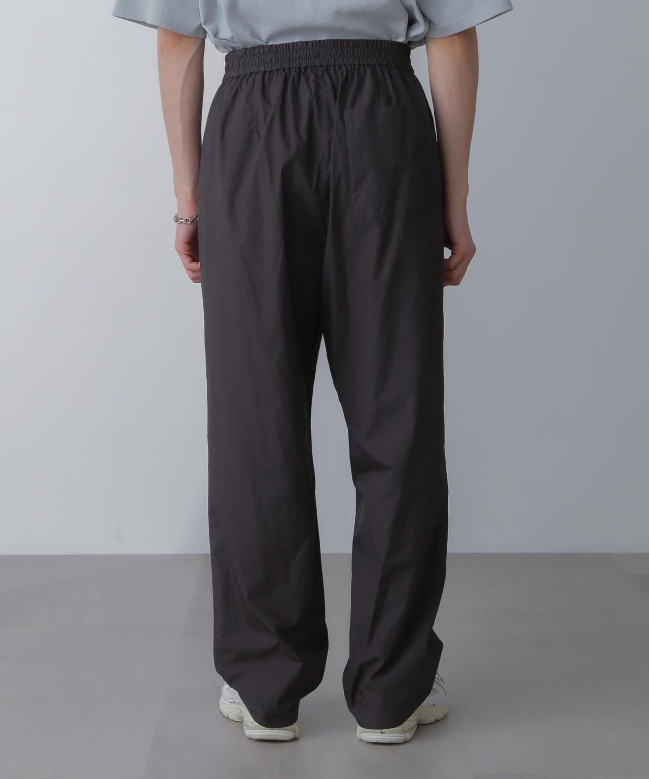 ATON/COTTON LAWN WIDE EASY PANTS 6704127073