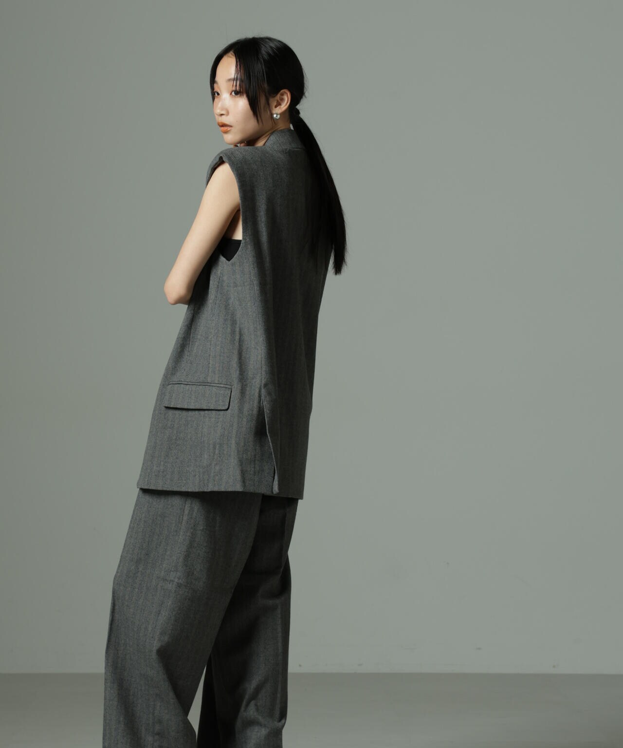 SECOND FEMALE/Hollanda Trousers（セットアップ可） 6714227034