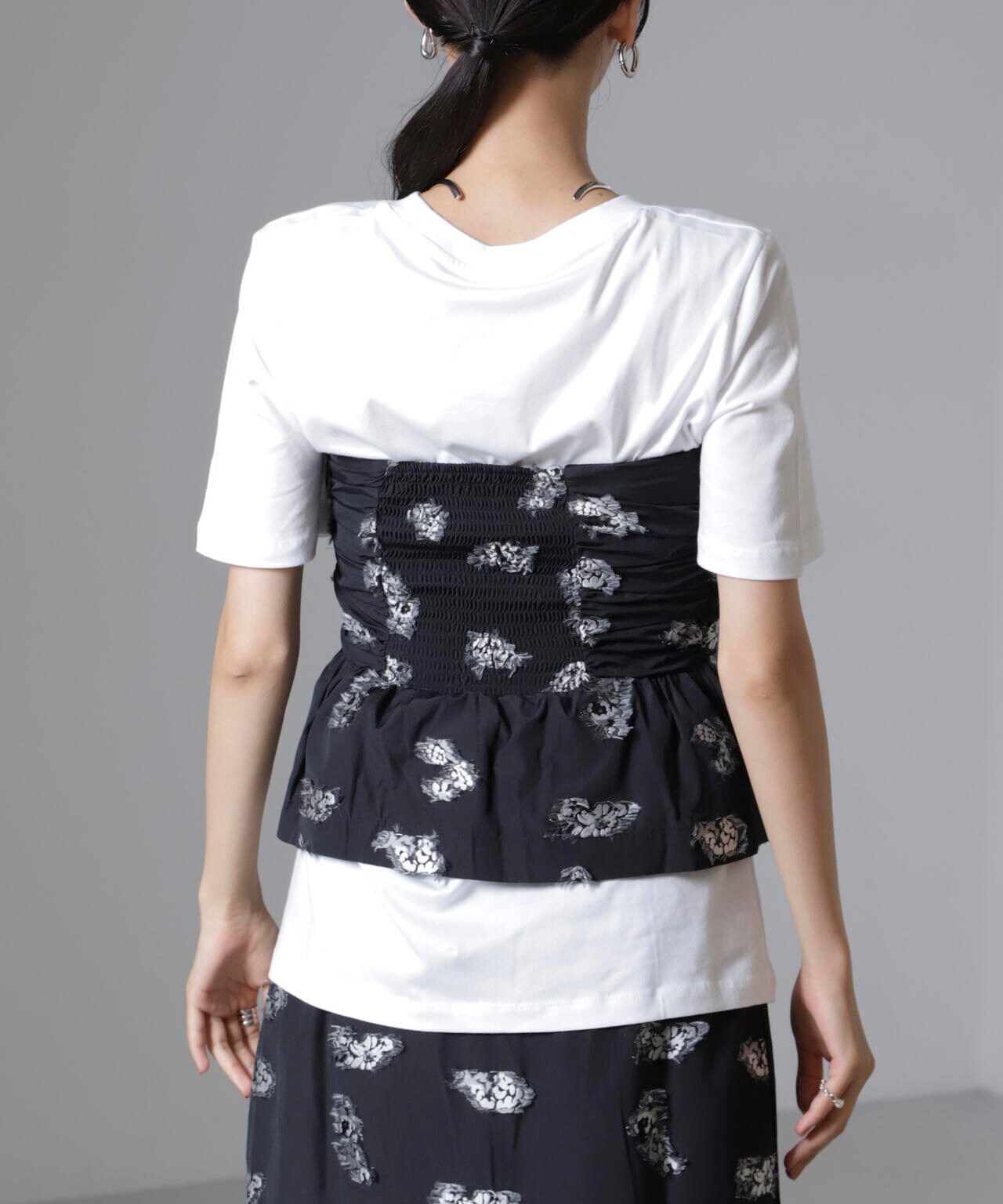 Baum und Pferdgarten/Flower Jacquard ビスチェ(セットアップ可) 6714225001