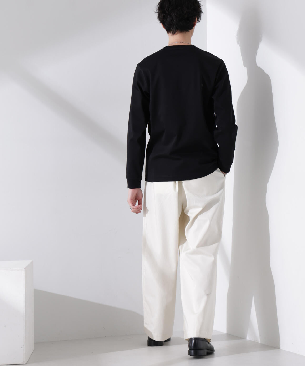 アンチスメル クルーネックTシャツ 長袖 6725123205