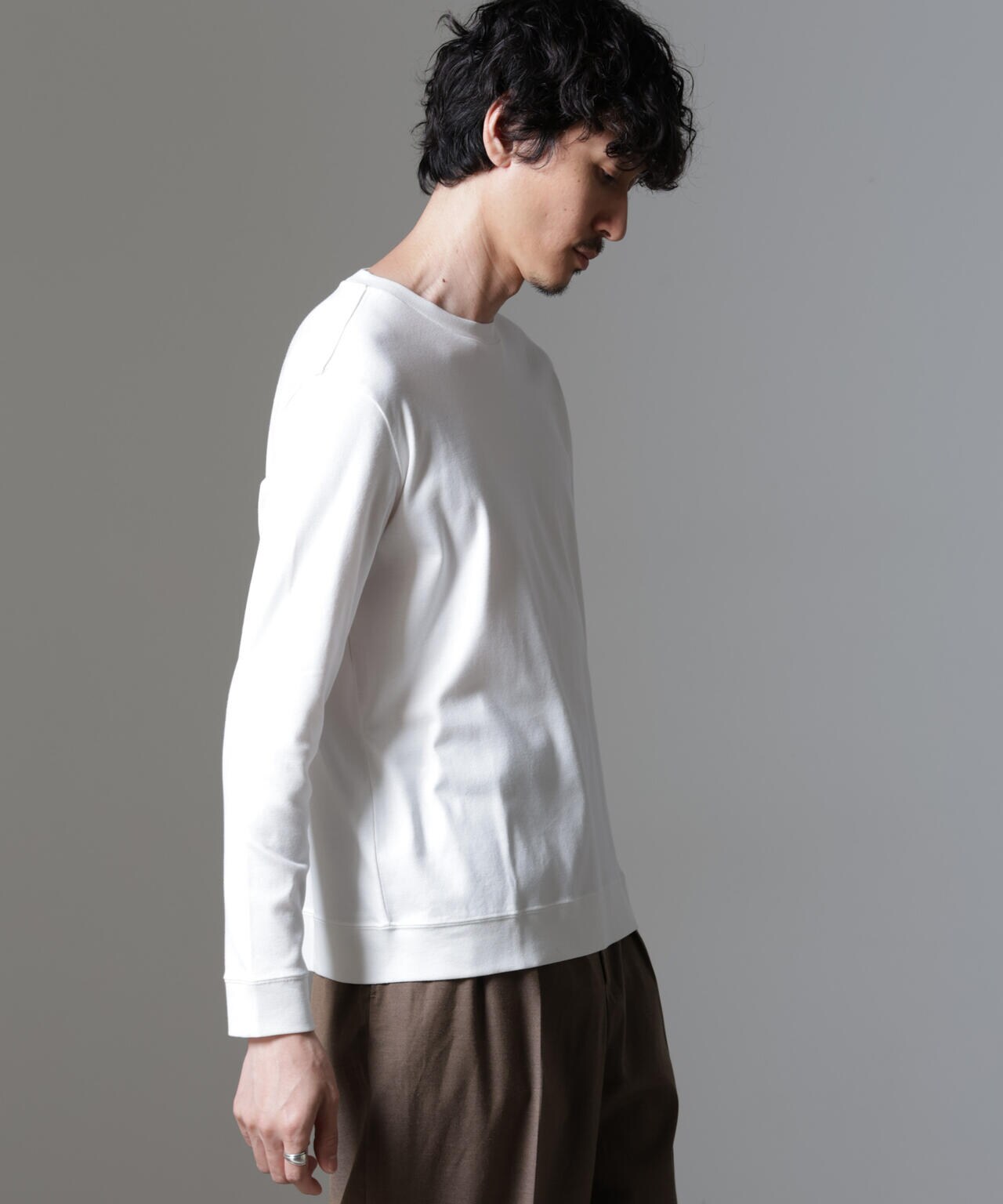 ｢FORMAL JERSEY｣クルーネックカットソー長袖 6684223215
