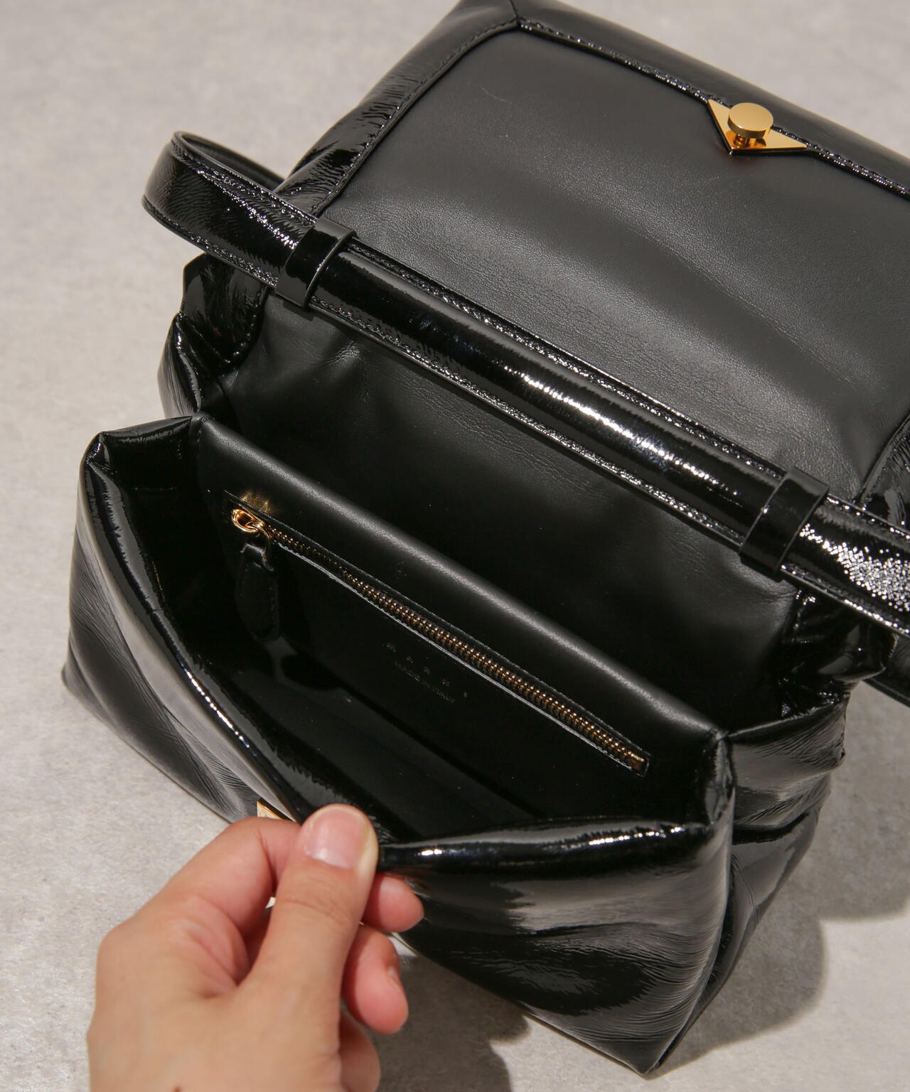 MARNI/パテント プリズマバッグ スモール