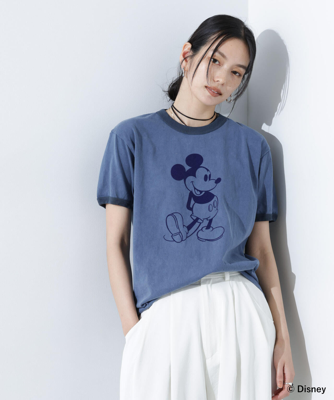 GOOD ROCK SPEED/【Disney】MICKEY MOUSE/リンガーT 6715124028