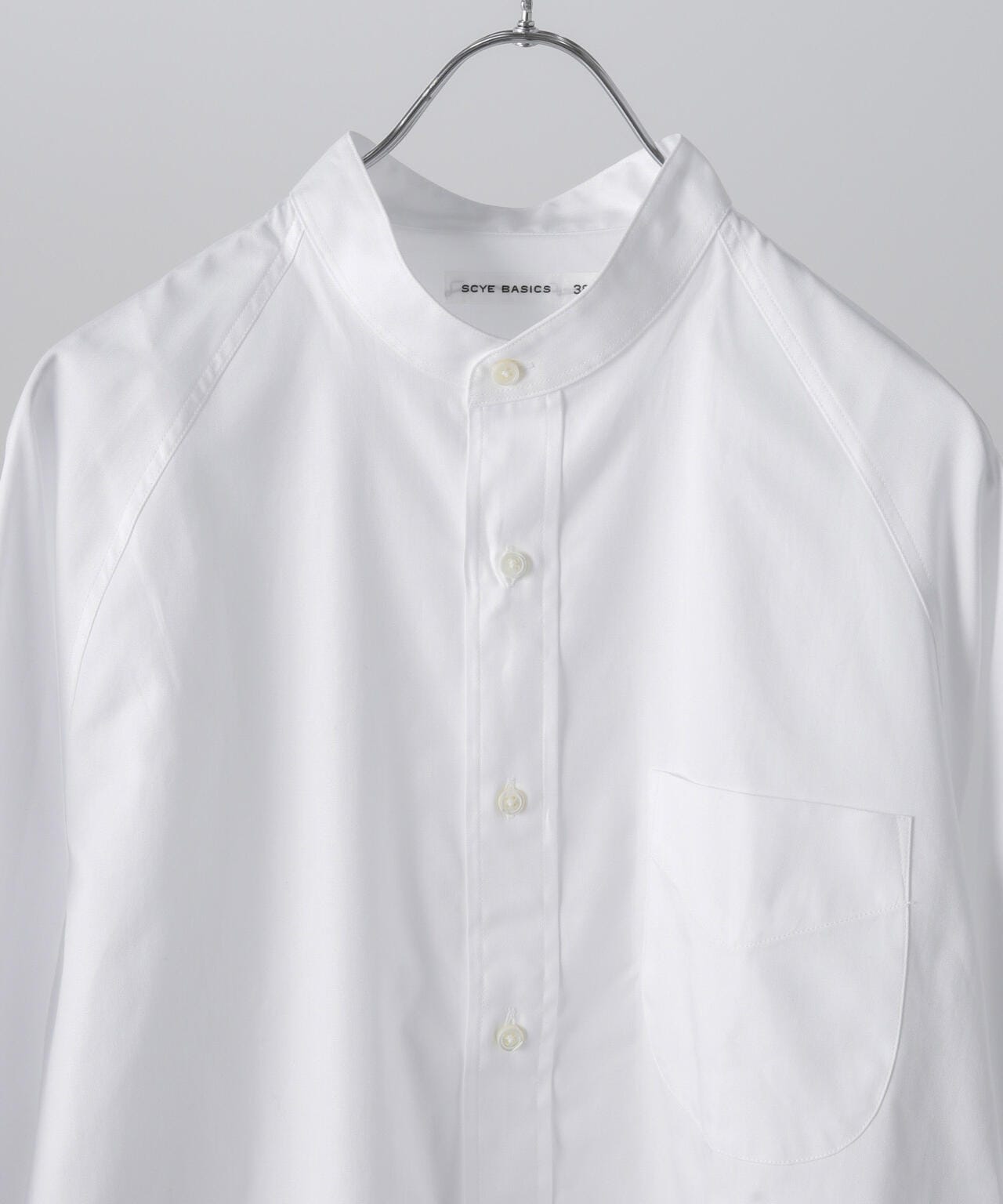 Scye/Oxford Grandad Collor Shirt 6704120095