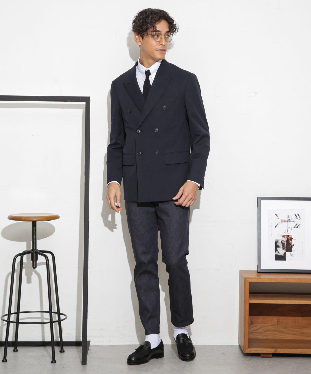 LB.03/｢ESSENTIAL LINE｣ノンフェイドスキニースラックス 6683127226