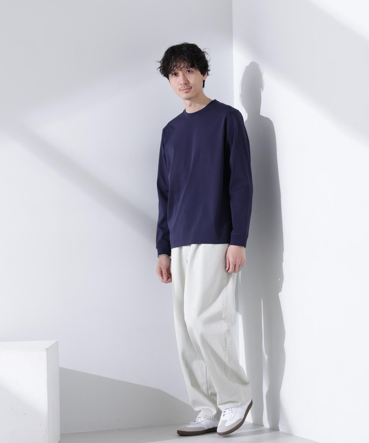 アンチスメル クルーネックTシャツ 長袖 6725123205