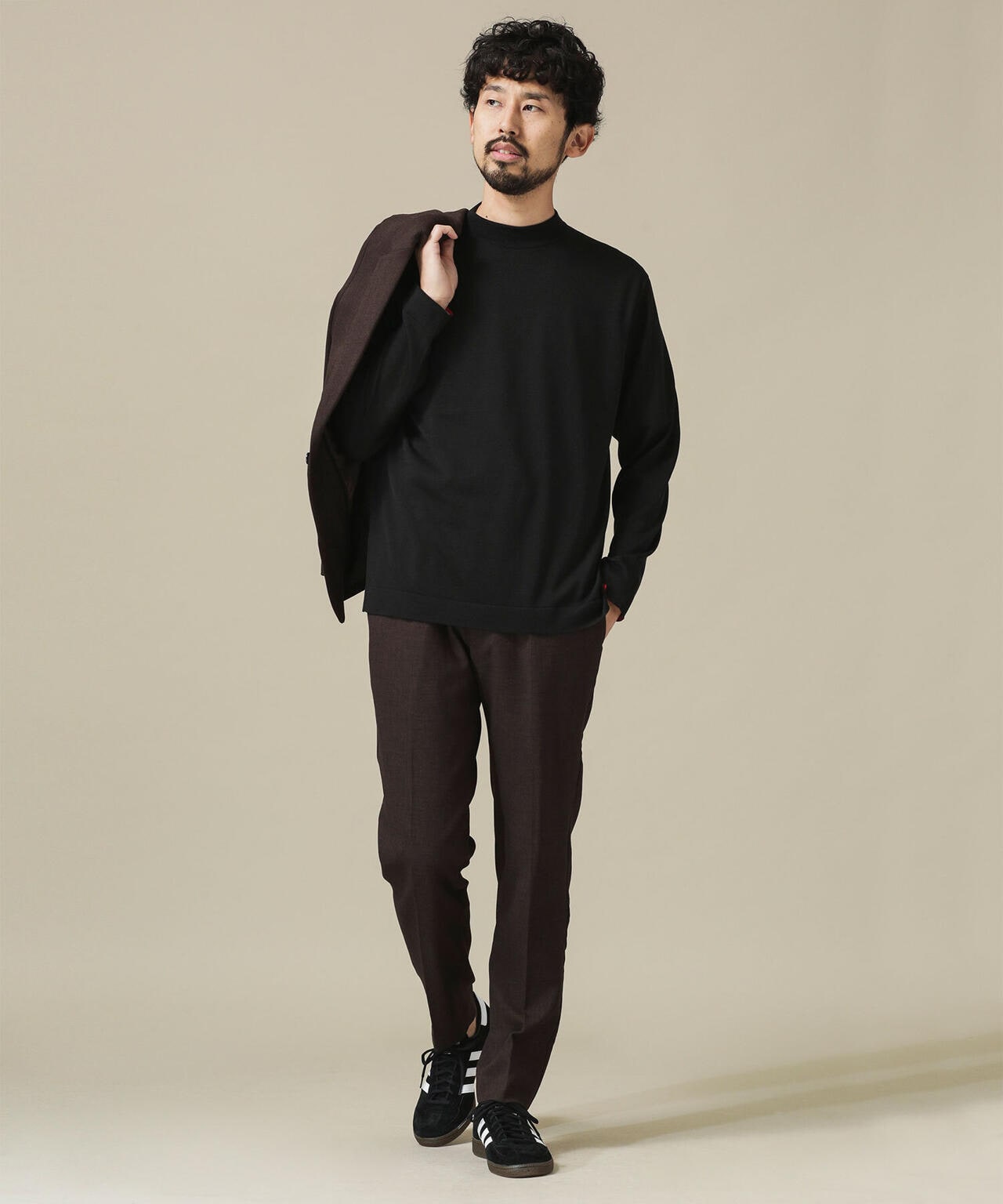 ［JAL×AXF×NU］シルクモックネックJAPANニット 6681222024