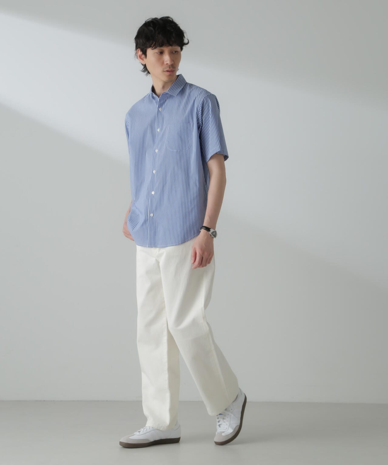 「ICE FLOW LINEN」バリエーションシャツ 半袖 6684121207