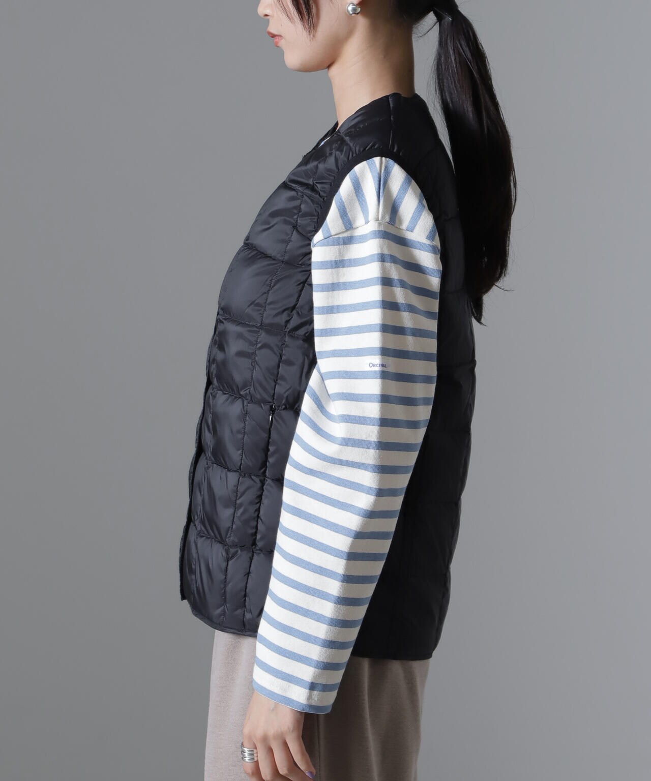 楽天市場】【SALE／40%OFF】TAION/別注 ダウンマフラー付 クルー