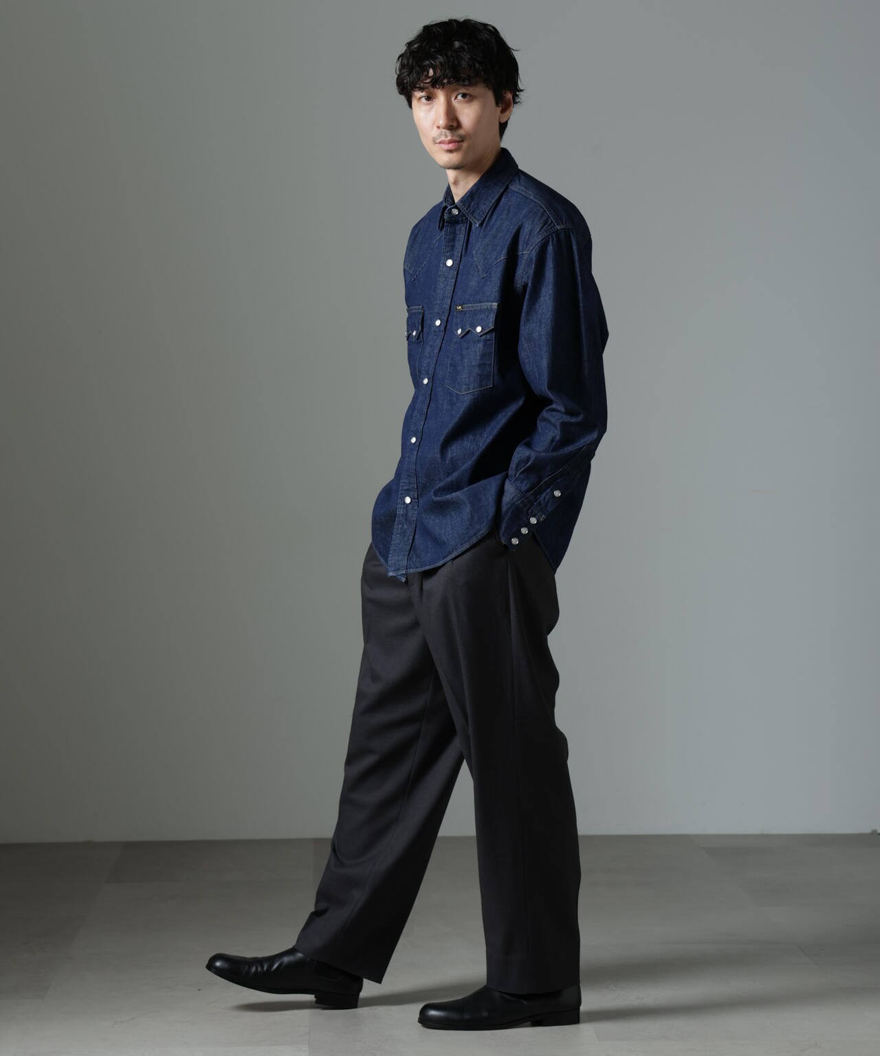 Lee/別注 Lee DENIM WESTERN SHIRT 6705120111