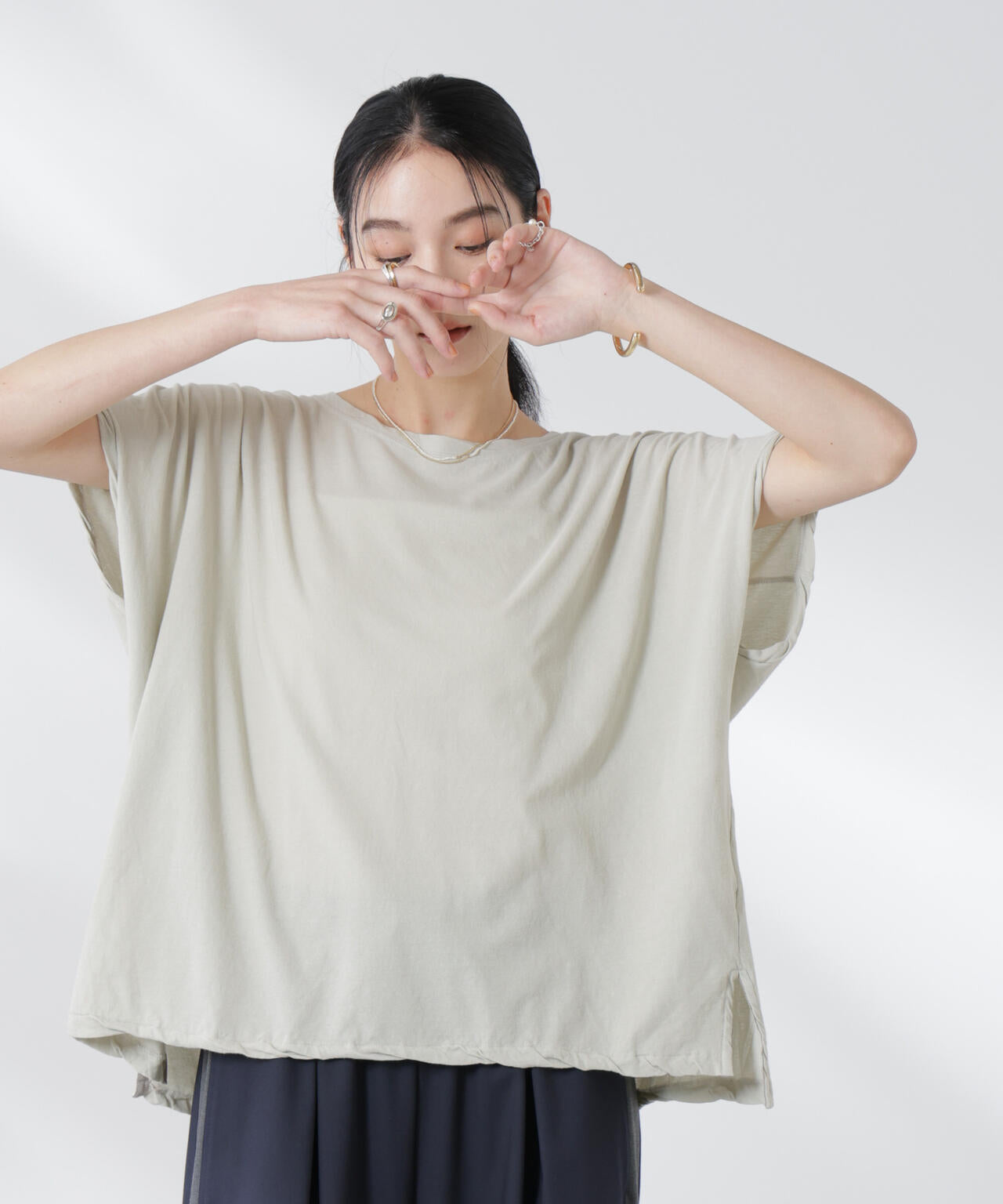 GREYCHORD/IVY フットボールデザインTシャツ 6715124022