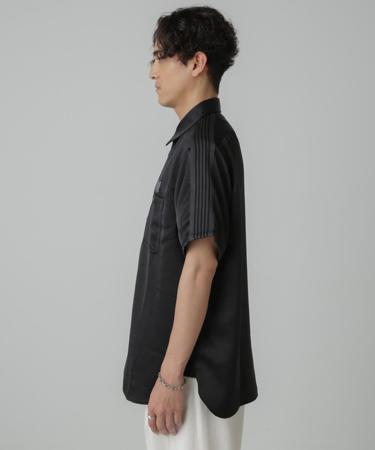 Needles/別注 S/S Work Shirt Poly Sateen 6704121011