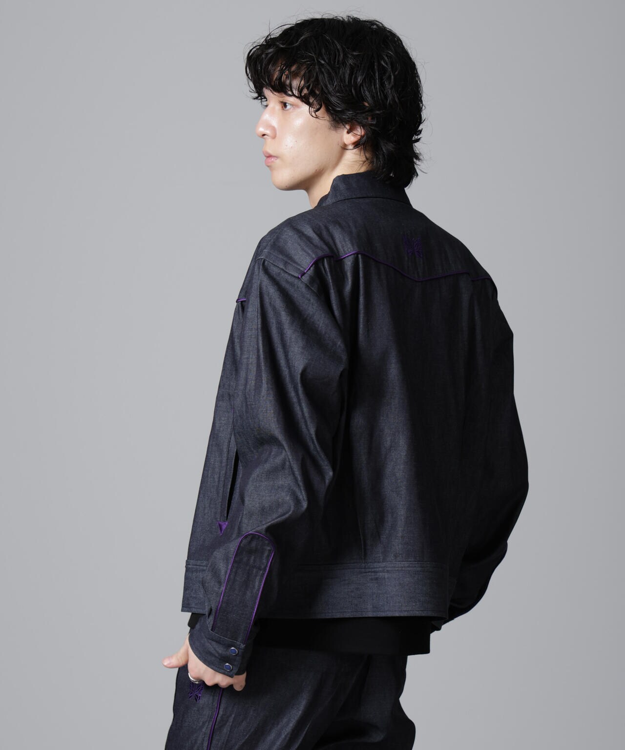 Needles/別注 Piping Cowboy Jacket(セットアップ可) 6704212074