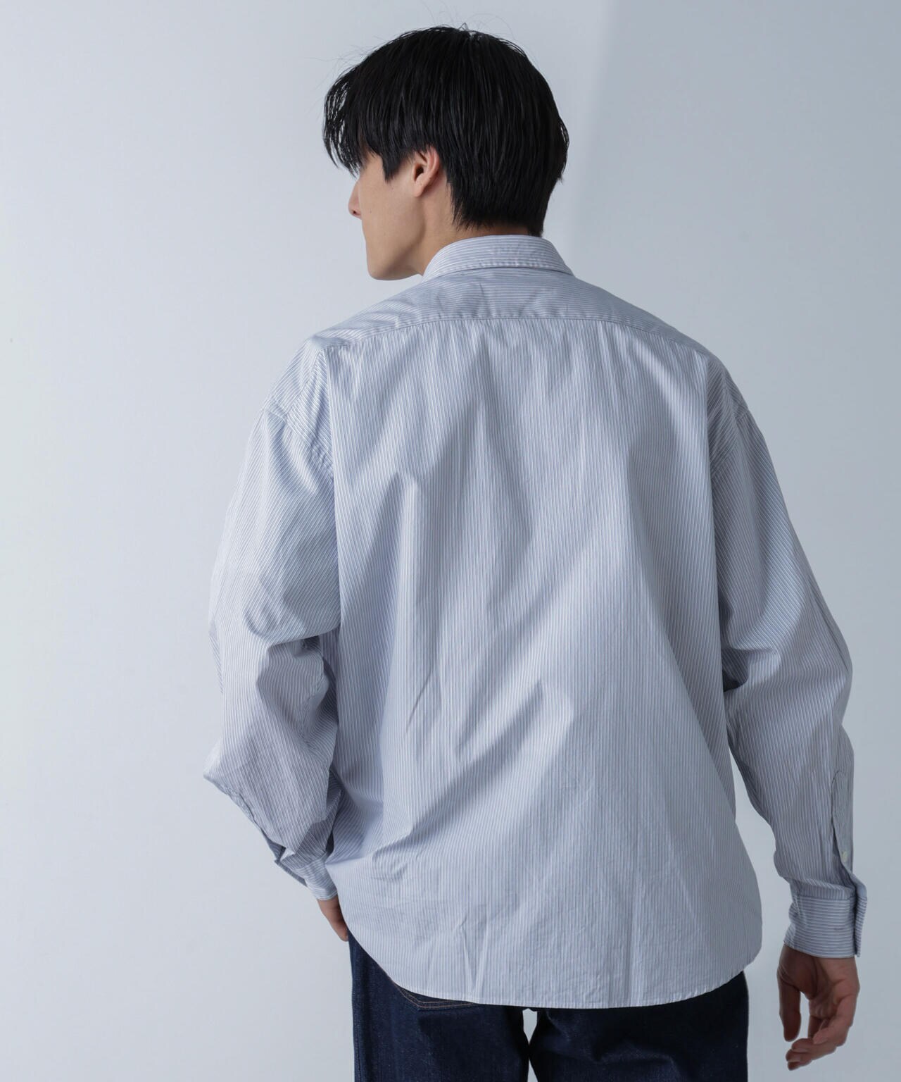 Porter Classic / ROLL UP STRIPE SHIRT Porter Classic / ROLL UP STRIPE SHIRT