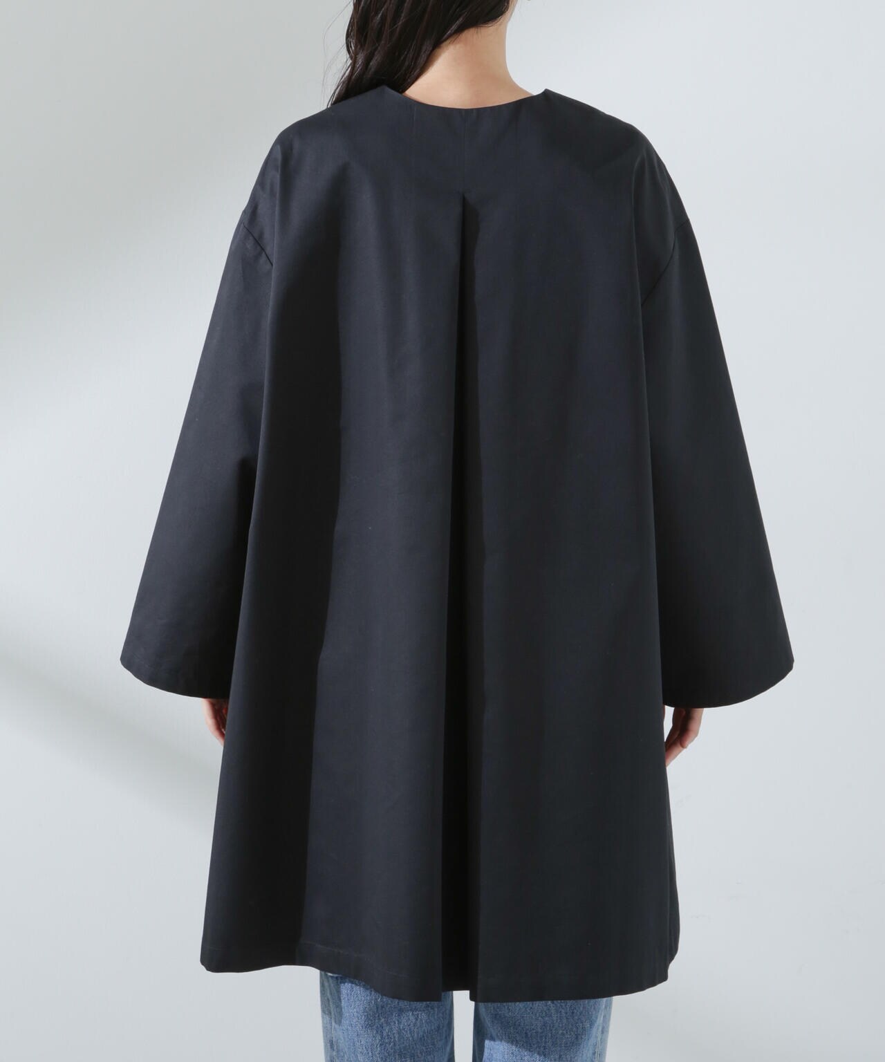 jc jk パンティライン 撥水 & 花粉ガード ノーカラー コート