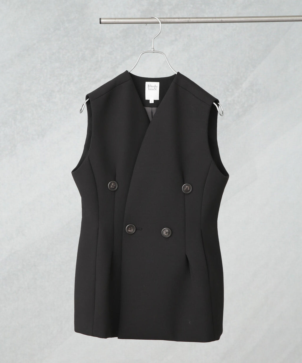 RhodolirioN / Sleeveless Jacket - Muslin