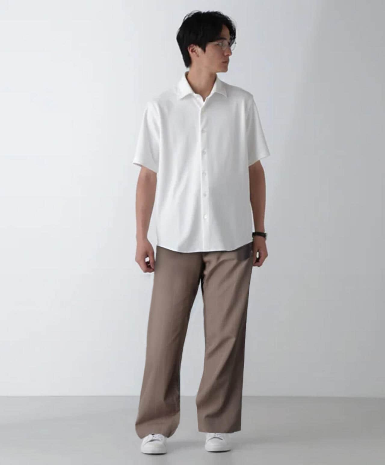 ｢N SHIRTS｣AQUA RHYTHM(R)鹿の子シャツ 半袖 6684221202