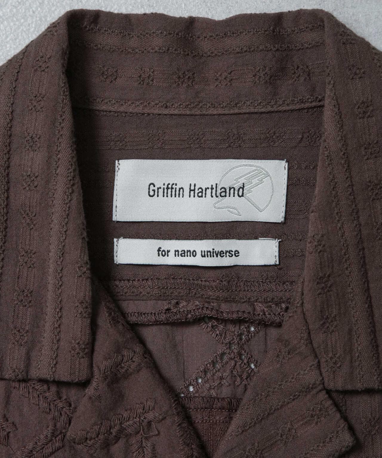 「GriffinHartland」別注製品染めドビーシャツ 6684121205