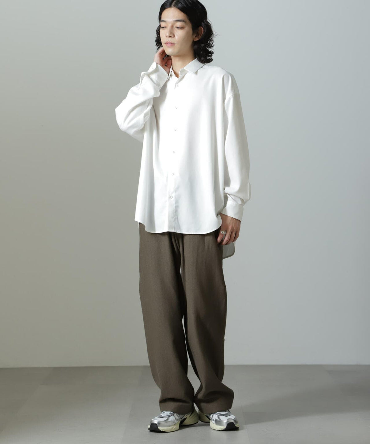ULTERIOR / FADED SILKY TERRY RW SWEAT PT