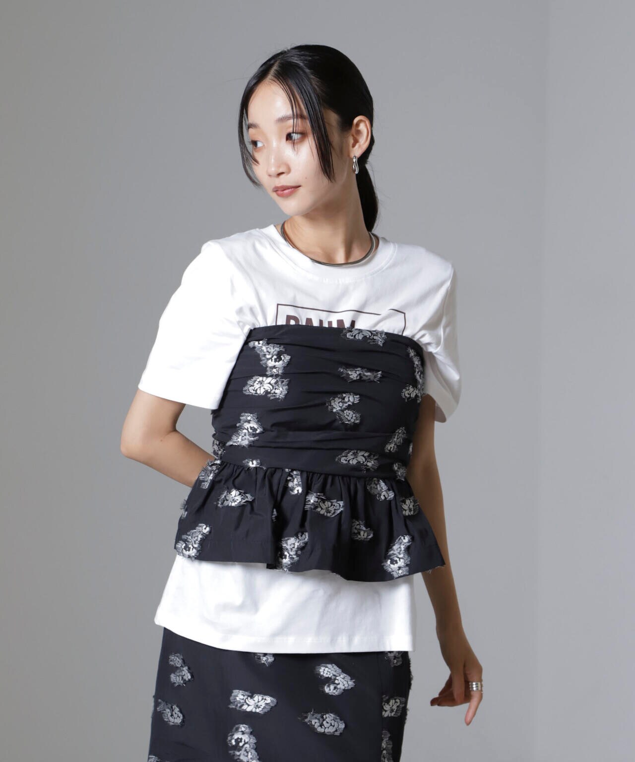 Baum und Pferdgarten/Flower Jacquard ビスチェ(セットアップ可) 6714225001