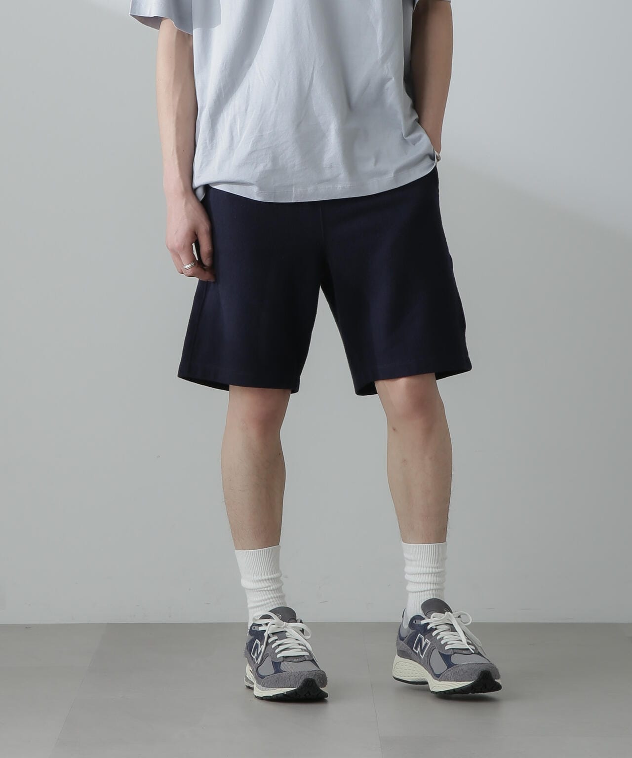 ヘリンボーン起毛ショートパンツ(セットアップ可) 6724128201