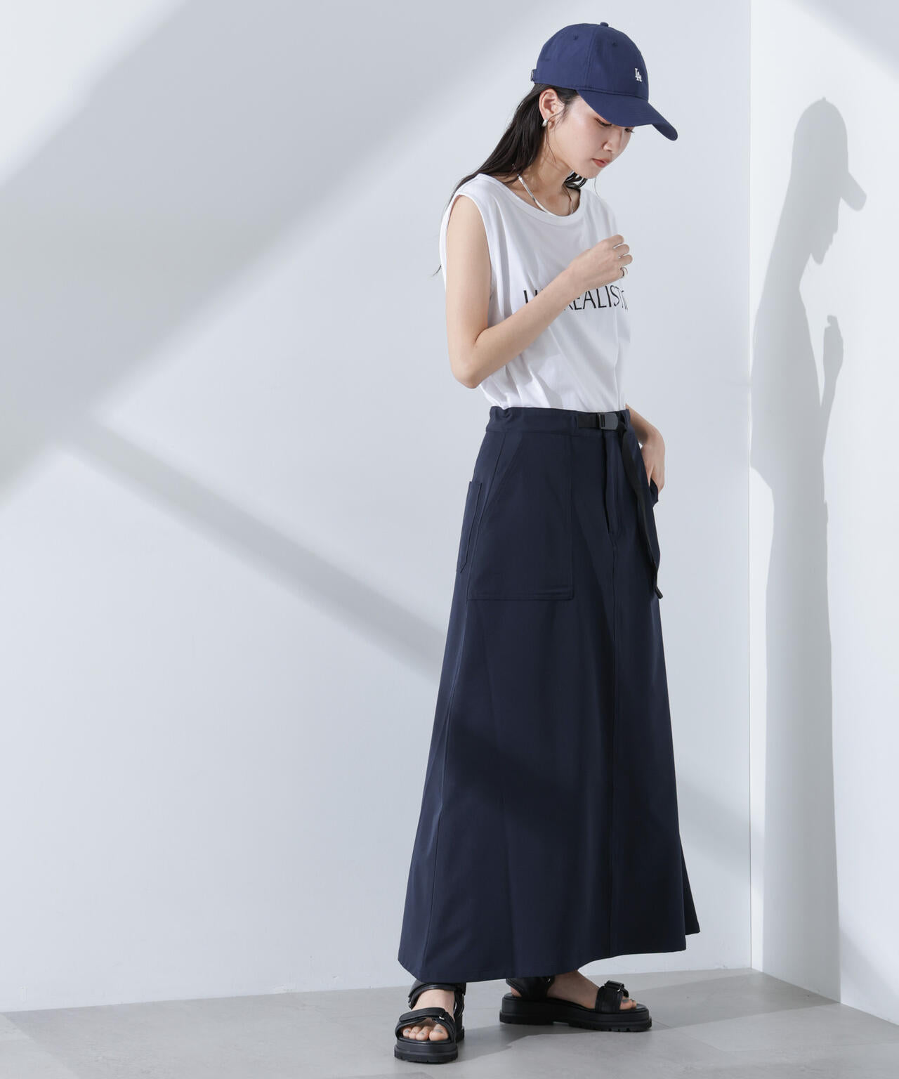 マキシスカート 多機能軽量ストレッチ－SHELTECH(セットアップ可) 6735130305