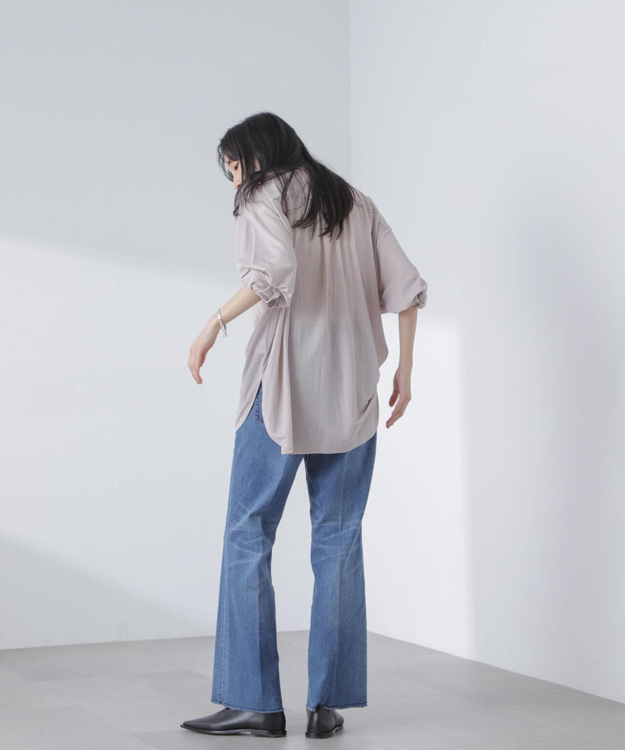 シアーカットワイドシャツ 6734123314