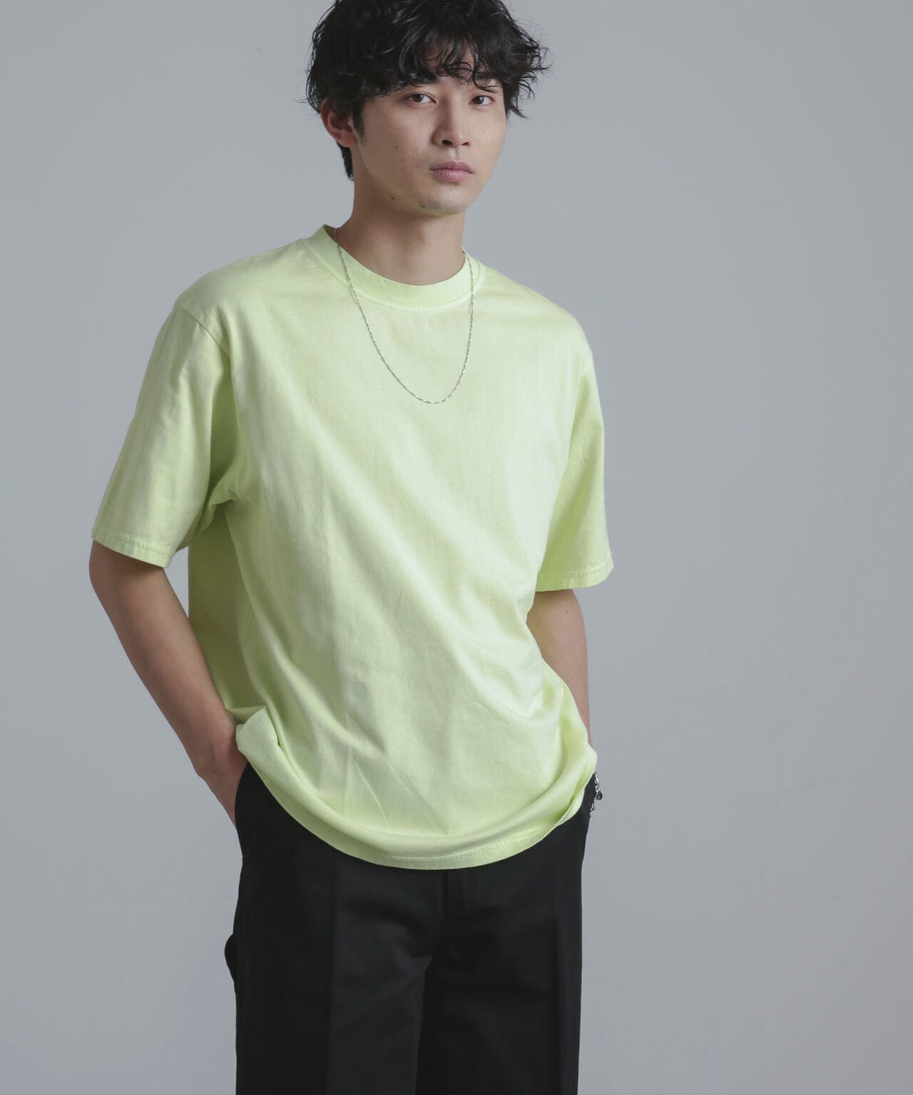 YONETOMI/別注 Yonetomi NEW BASIC T-SHIRT 6704124049