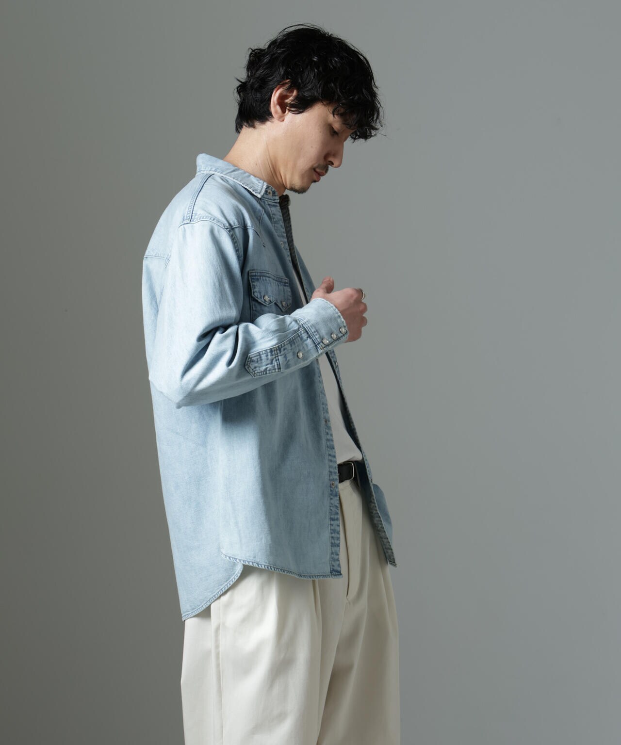 Lee/別注 Lee DENIM WESTERN SHIRT 6705120111