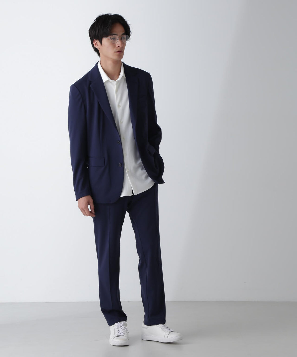 「NTROUSERS PREMIUM」クールタッチストレッチストレートパンツ撥水(セットアップ可)