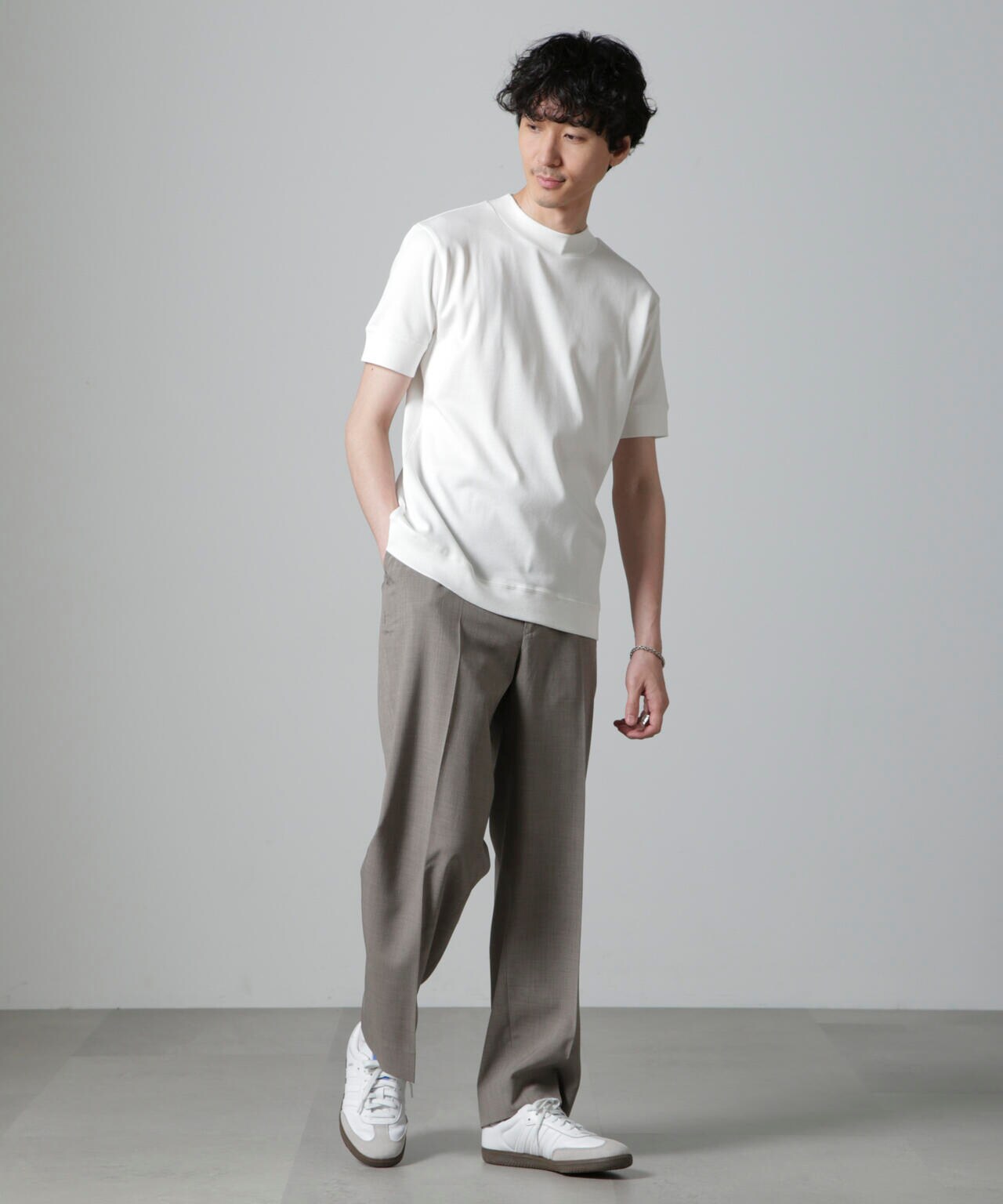 FORMAL JERSEY 」モックネック カットソー 半袖