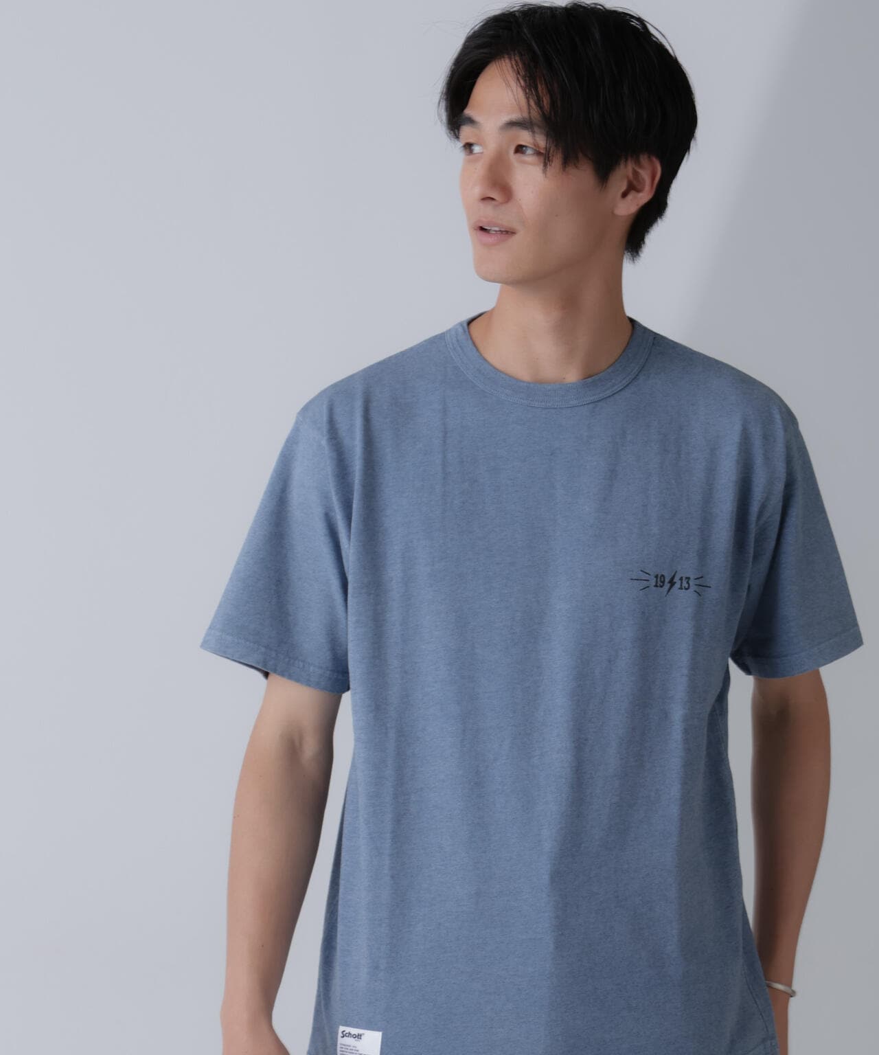 SCHOTT/T-SHIRT"LIFE ON WHEELS" 6704124011