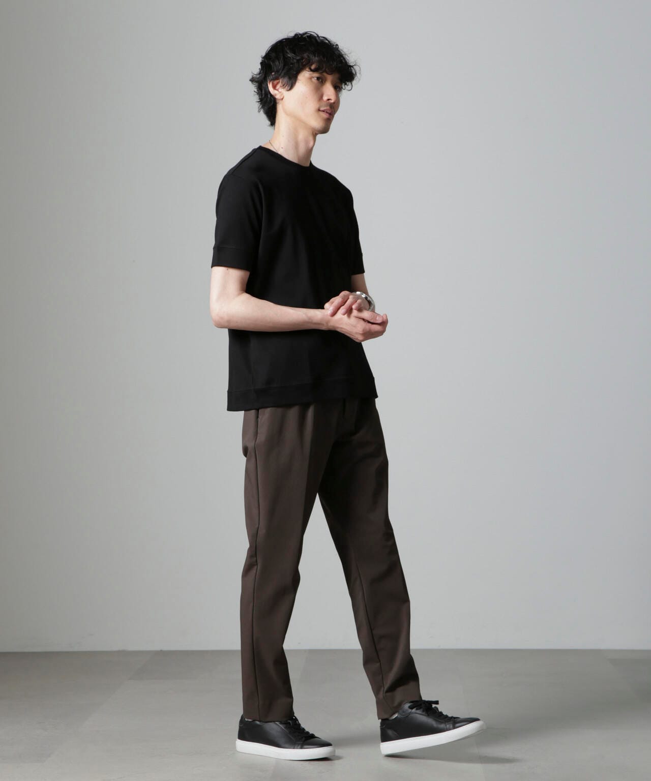 ｢FORMAL JERSEY｣クルーネックカットソー半袖 6684224222