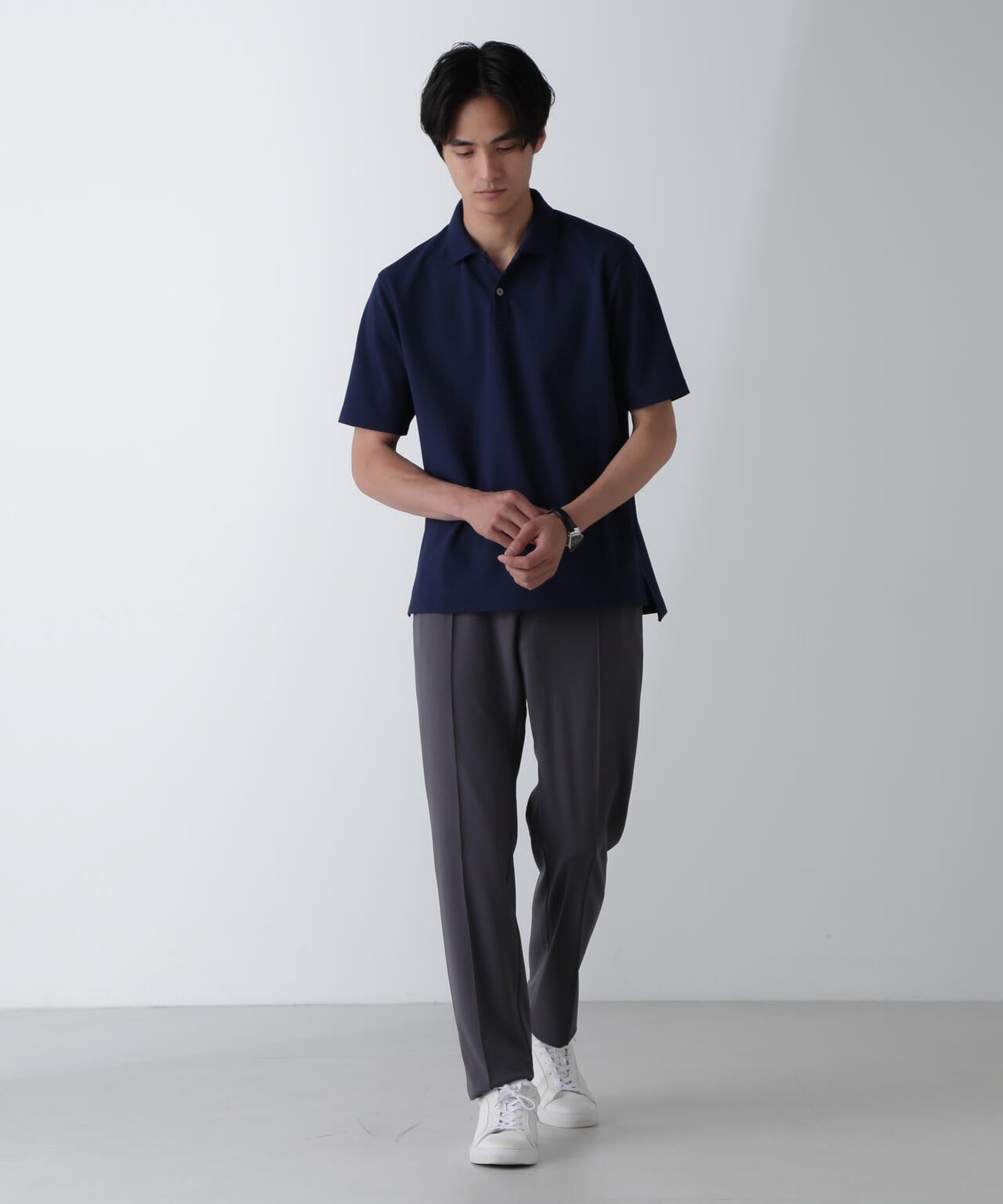 「N TROUSERS PREMIUM」AQUA RHYTHM(R)ストレッチパンツ(セットアップ可) 6684229203