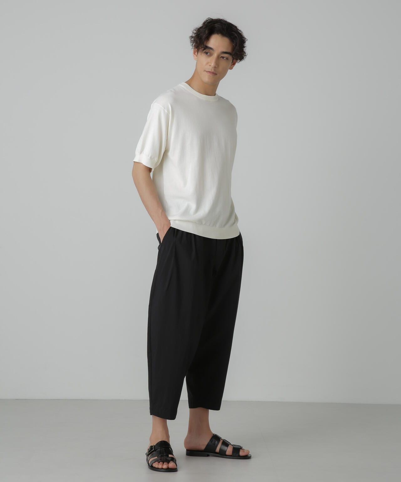 PORTER CLASSIC/POPLIN BEBOP PANTS