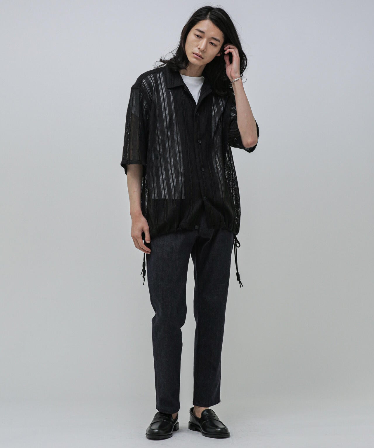 LB.03/｢ESSENTIAL LINE｣ノンフェイドスキニースラックス 6683127226