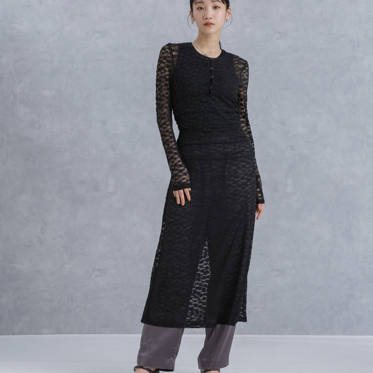 Baum und Pferdgarten / JULITA Lace Stretch ワンピース