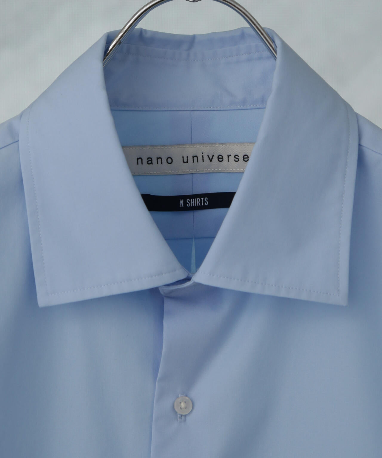 「N shirt」Anti Soaked(R)汗染み防止セミワイドカラーシャツ半袖 6685121230