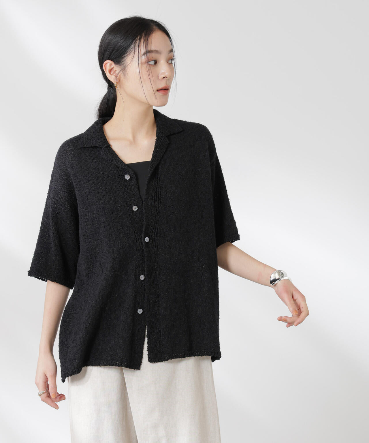 YONETOMI/GIMA SLUB KNIT  S/T 6715122019