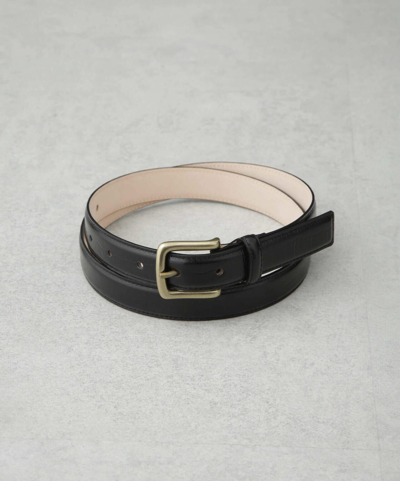 ITTI/別注 CROCO EMBOSS BELT 6704250004