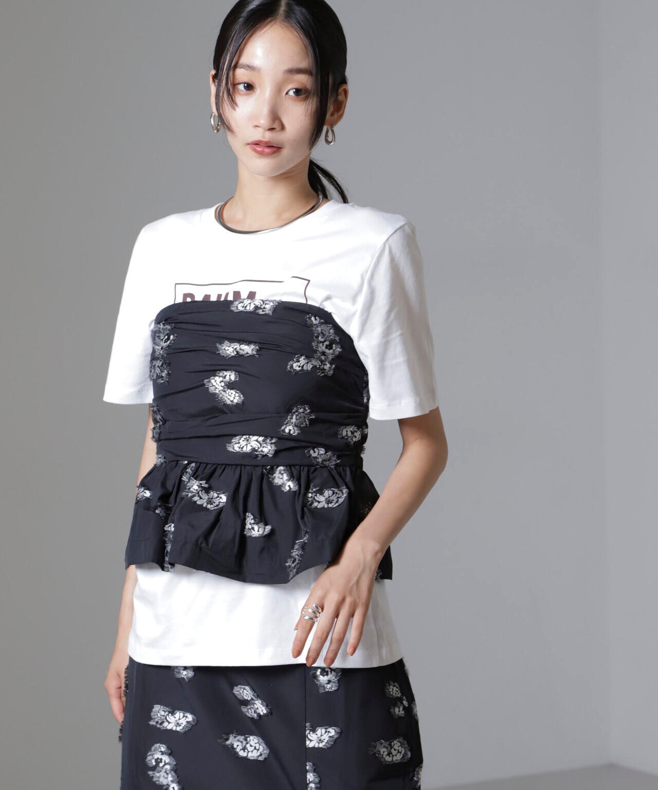 Baum und Pferdgarten/Flower Jacquard ビスチェ(セットアップ可) 6714225001