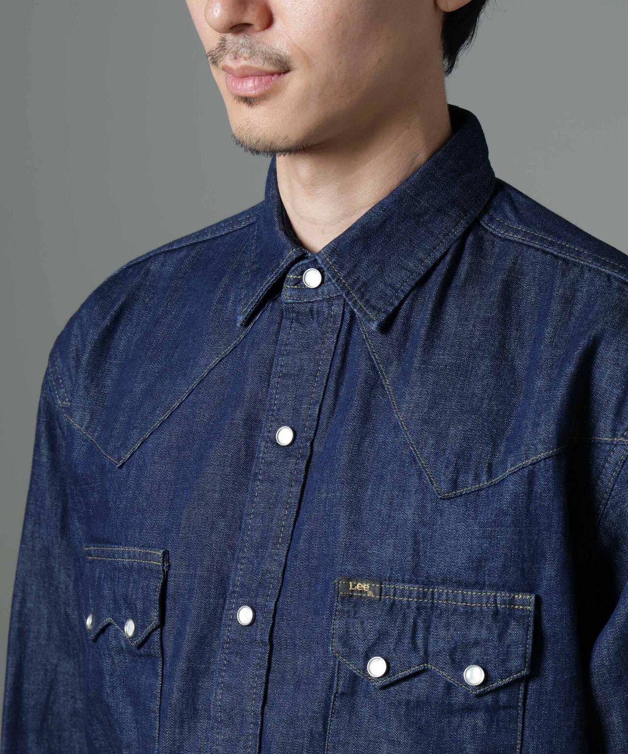 Lee/別注 Lee DENIM WESTERN SHIRT 6705120111