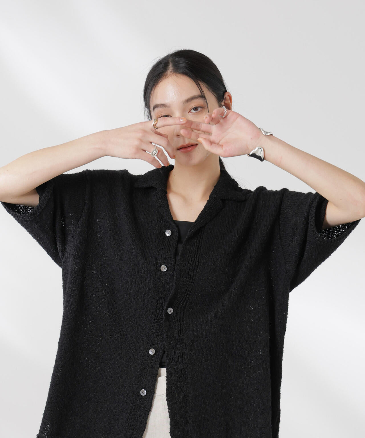 YONETOMI/GIMA SLUB KNIT  S/T 6715122019